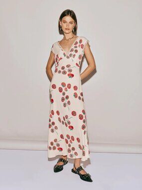 VRG GRL Vintage Lover Maxi Dress - Roma Print - Size US 2 / AUS 6 (XS)